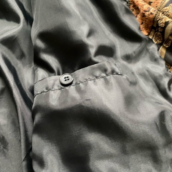 Vintage Anna & Frank 1990’s Silk Leopard Print Bomber Jacket - Picture 7 of 8